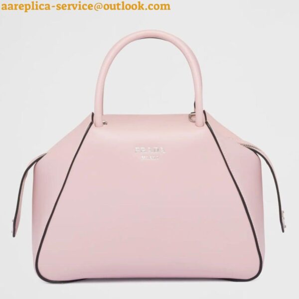 Replica Prada Supernova Small Top Handle Bag In Pink Leather 3