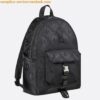 Replica Dior 8 Backpack in Black Dior Oblique Jacquard