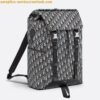 Replica Dior Explorer Backpack In Black CD Diamond Mirage Ski Capsule Nylon