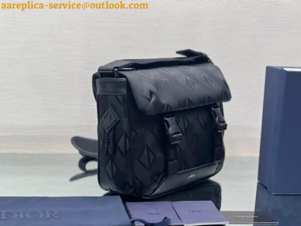 Replica Dior Explorer Messenger Bag In Black CD Diamond Mirage Ski Capsule Nylon 9