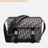 Replica Dior Explorer Messenger Bag In Black CD Diamond Mirage Ski Capsule Nylon