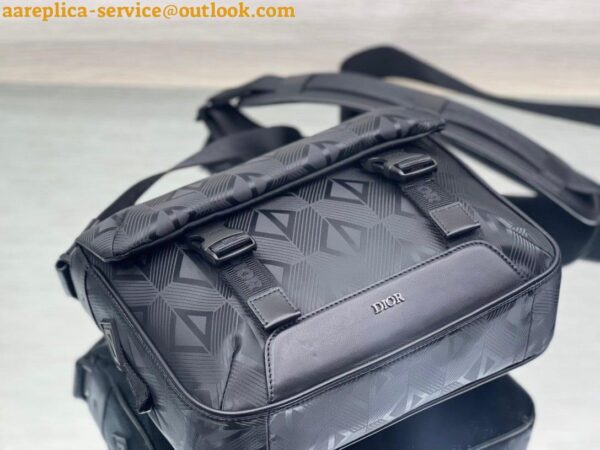 Replica Dior Explorer Messenger Bag In Black CD Diamond Mirage Ski Capsule Nylon 12