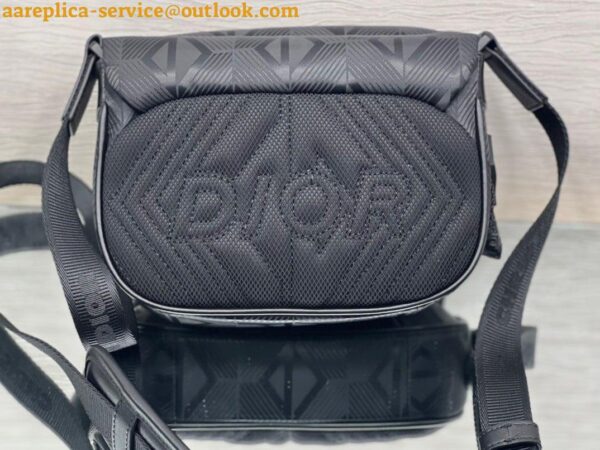 Replica Dior Explorer Pouch In Black CD Diamond Mirage Ski Capsule Nylon 11