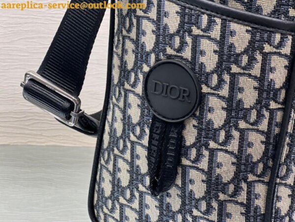 Replica Dior Explorer Tote Bag Beige and Black Dior Oblique Jacquard 9