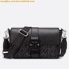 Replica Dior Hit the Road Messenger Bag In Gray CD Diamond Canvas 2