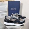 Replica Dior Men's B28 Low-top Sneakers In White Oblique Jacquard 2