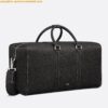 Replica Dior Lingot 50 Duffle Bag In Black CD Diamond Canvas