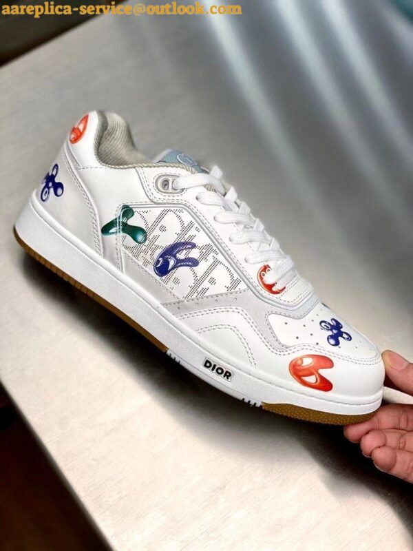 Replica Dior & Kenny Scharf B27 Low-Top Sneakers With Printed Motif 6