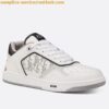 Replica Dior B22 Sneakers In White Leather and White Mesh 2