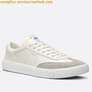 Replica Dior Men's B101 Sneakers In Cream Calfskin