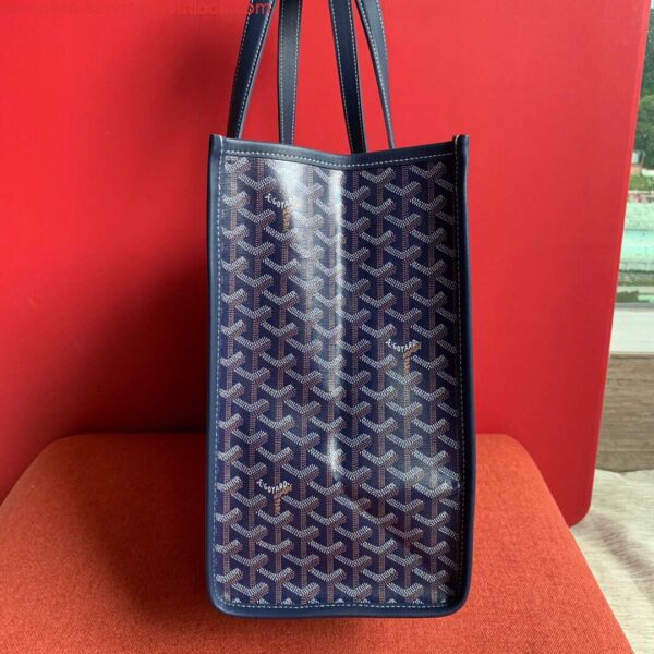 Replica Goyard VILLETMMLTY08CL08X Villette Tote Bag MM Blue 5