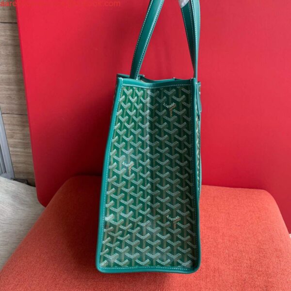 Replica Goyard VILLETMMLTY08CL08X Villette Tote Bag MM Green 5