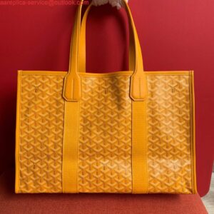 Replica Goyard VILLETMMLTY08CL08X Villette Tote Bag MM Yellow 2