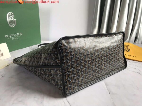 Replica Goyard GMLCG09TY09P Anjou GM Bag Black with Brown 6