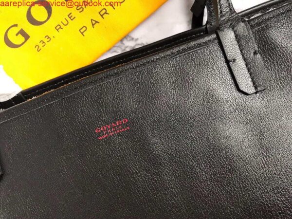 Replica Goyard GMLCG09TY09P Anjou GM Bag Black with Brown 11