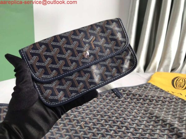 Replica Goyard GMLCG09TY09P Anjou GM Bag Navy Blue 9