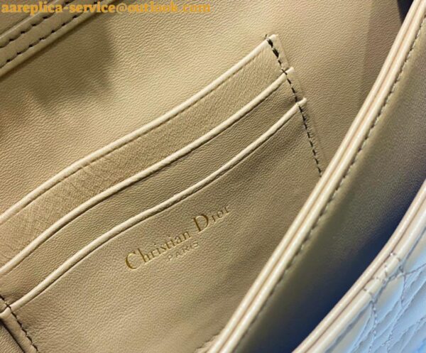 Replica Dior Miss Dior Mini Bag In Beige Cannage Lambskin 8