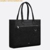 Replica Dior Safari Tote Bag in Grey CD Diamond Canvas