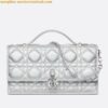 Replica Dior Miss Dior Mini Bag In Poudre Cannage Lambskin 2