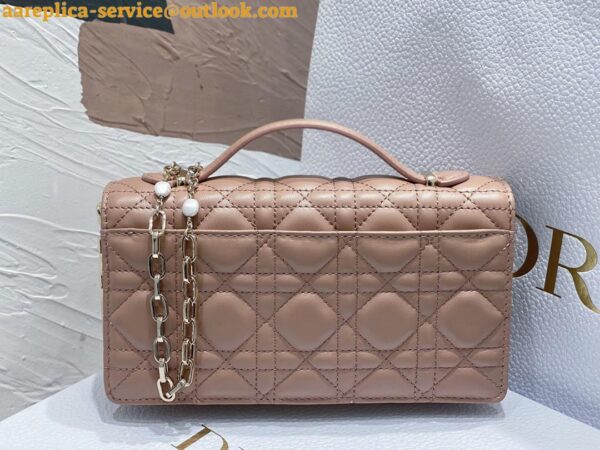 Replica Dior Miss Dior Mini Bag In Poudre Cannage Lambskin 6