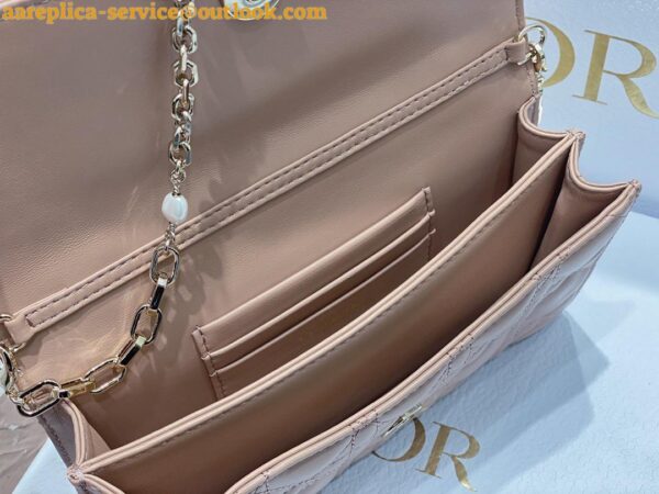 Replica Dior Miss Dior Mini Bag In Poudre Cannage Lambskin 10