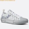 Replica Dior Men's B23 Low-top Sneakers In Multicolor Oblique Canvas