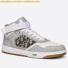 Replica Dior Men's B27 High-top Sneakers In White Calfskin 2