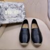 Replica Dior Granville Espadrilles In Beige Jute Canvas with Dior Union Motif