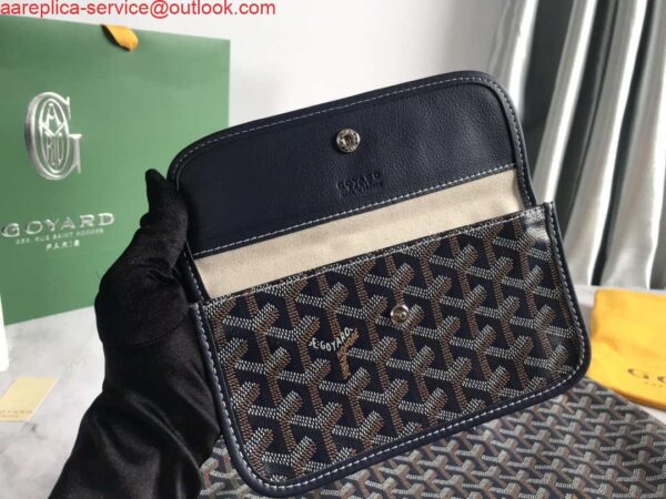 Replica Goyard GMLTY01CL03P Saint Louis GM Bag Brown with Navy Blue 10