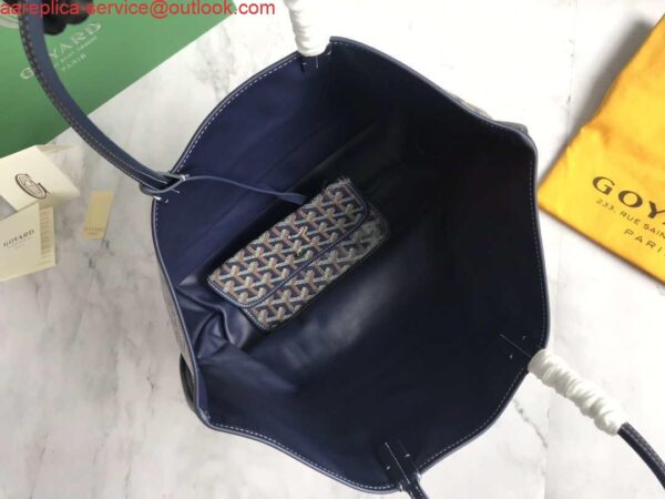 Replica Goyard GMLTY01CL03P Saint Louis GM Bag Brown with Navy Blue 11