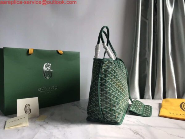 Replica Goyard GMLTY01CL03P Saint Louis GM Bag Green 5