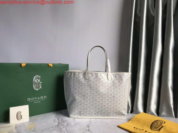 Replica Goyard GMLTY01CL03P Saint Louis GM Bag White 4