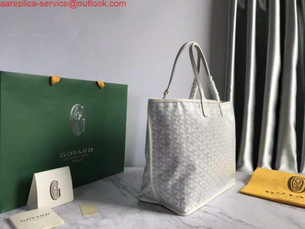 Replica Goyard GMLTY01CL03P Saint Louis GM Bag White 5