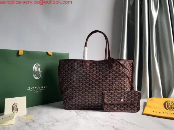 Replica Goyard GMLTY01CL03P Saint Louis GM Bag Wine Red 3