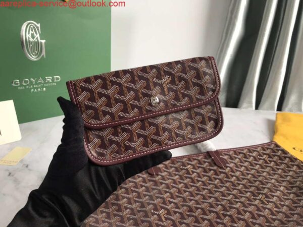 Replica Goyard GMLTY01CL03P Saint Louis GM Bag Wine Red 9