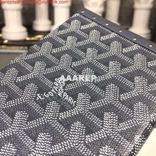 Replica Goyard MINA08PMLTY01CL01P Minaudière Trunk Bag Gray 4