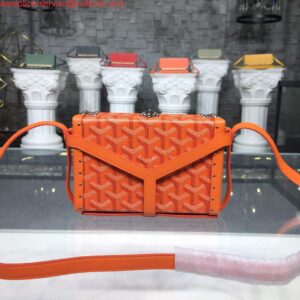 Replica Goyard MINA08PMLTY01CL01P Minaudière Trunk Bag Orange