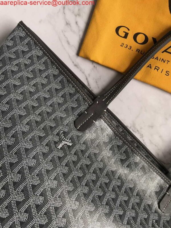 Replica Goyard MMLTY01CL03P Artois MM Bag Gray 7