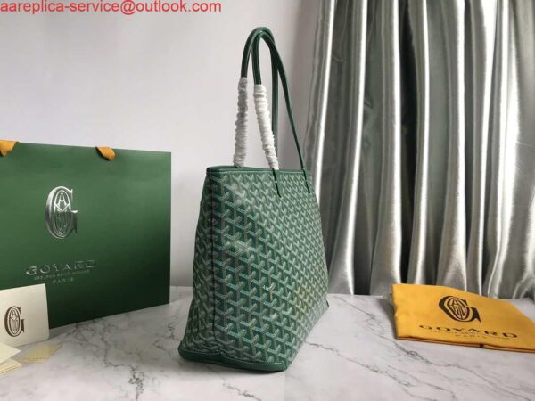 Replica Goyard MMLTY01CL03P Artois MM Bag Green 4