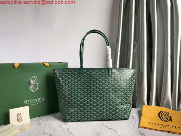 Replica Goyard MMLTY01CL03P Artois MM Bag Green 5