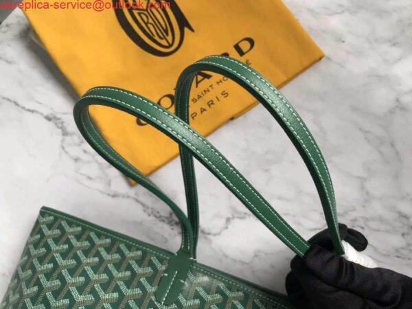 Replica Goyard MMLTY01CL03P Artois MM Bag Green 8