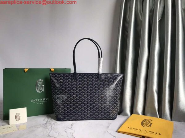 Replica Goyard MMLTY01CL03P Artois MM Bag Navy Blue 3