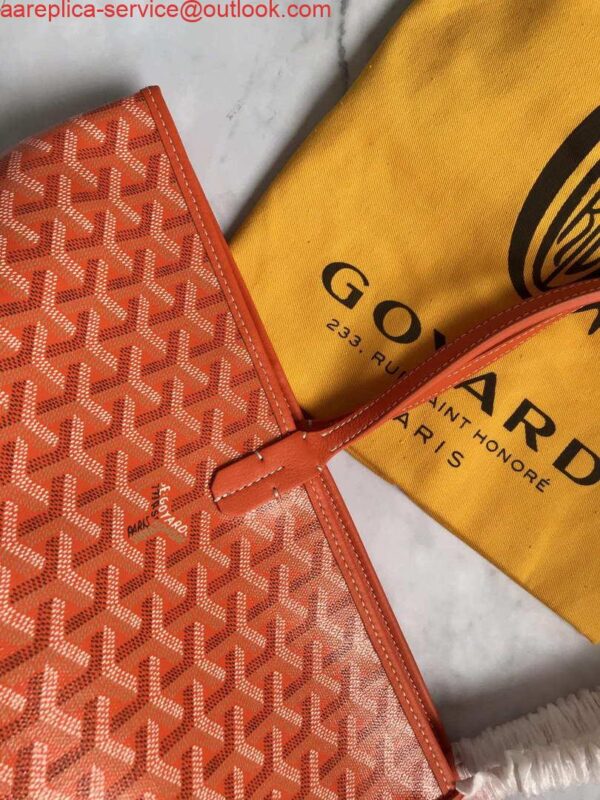 Replica Goyard MMLTY01CL03P Artois MM Bag Orange 7