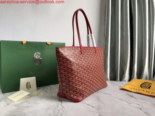 Replica Goyard MMLTY01CL03P Artois MM Bag Red 4