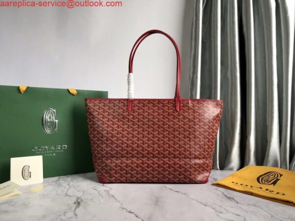 Replica Goyard MMLTY01CL03P Artois MM Bag Red 5