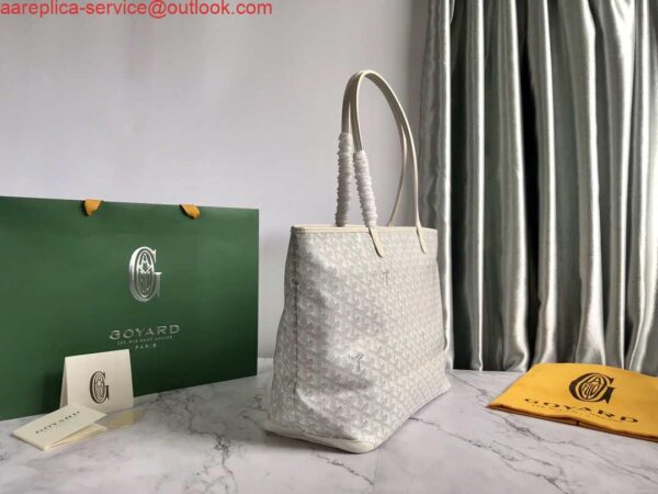 Replica Goyard MMLTY01CL03P Artois MM Bag White 4