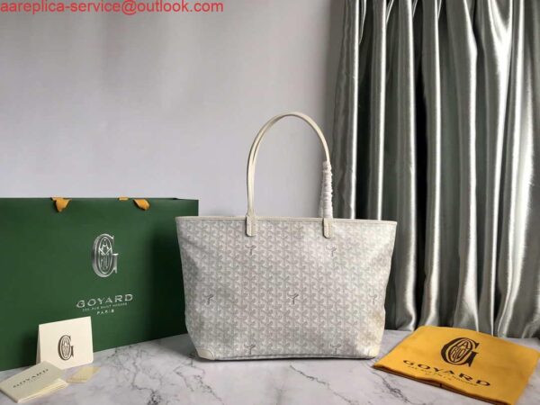 Replica Goyard MMLTY01CL03P Artois MM Bag White 5