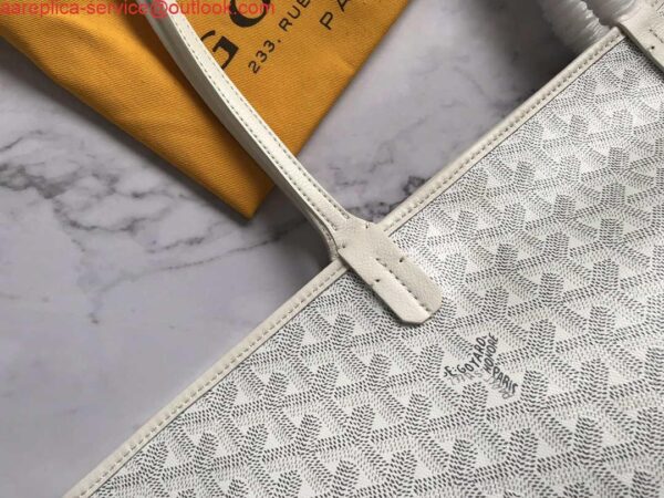 Replica Goyard MMLTY01CL03P Artois MM Bag White 7