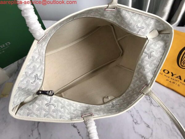 Replica Goyard MMLTY01CL03P Artois MM Bag White 9