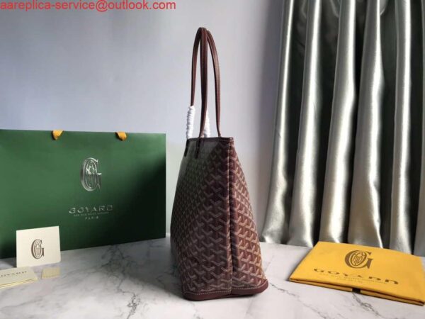 Replica Goyard MMLTY01CL03P Artois MM Bag Wine Red 5